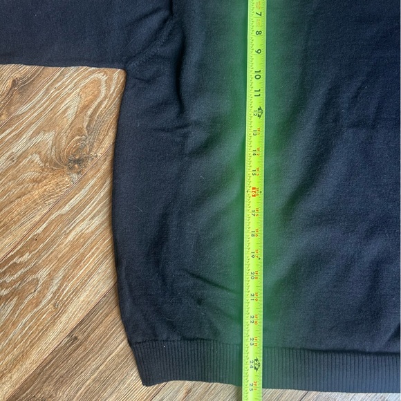 Nike Golf Sweater Men's Size XLarge Black Merino Wool Crewneck Pullover - Picture 5 of 9